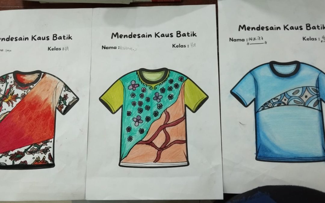 Siswa SD Mujahidin 2 Kelas 4 Berkarya dengan Batik Nusantara dalam Pembelajaran Seni Budaya