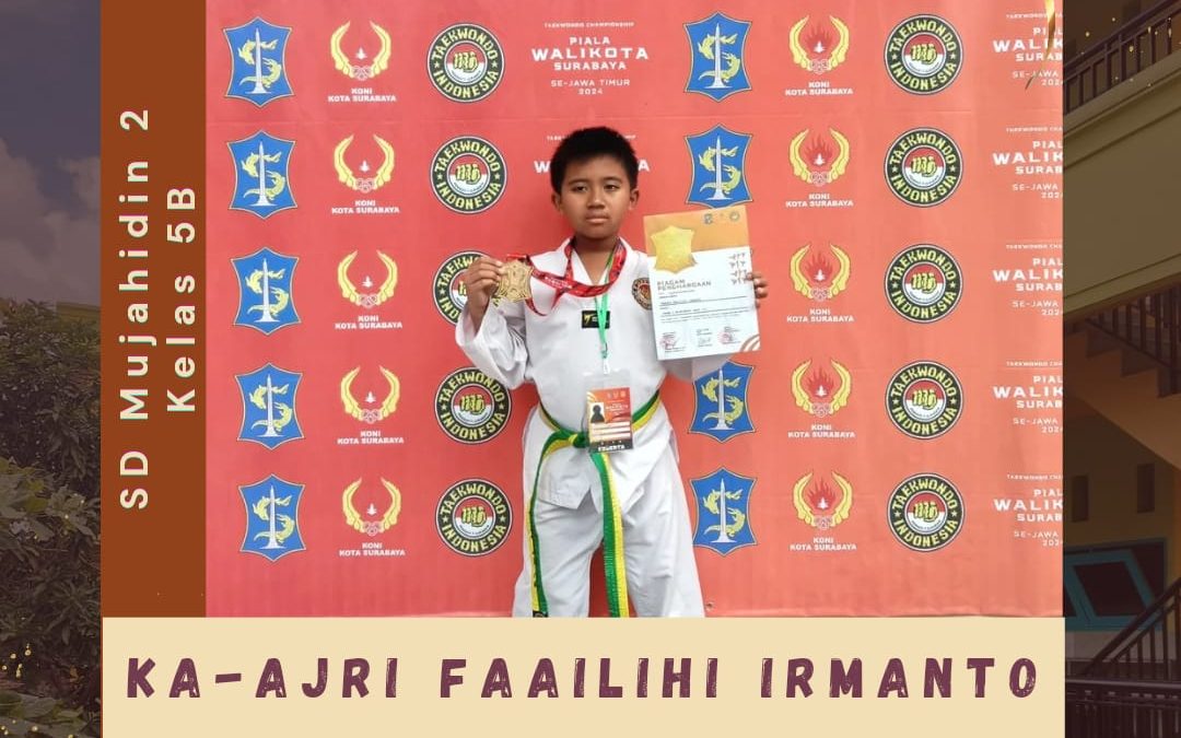 SD MUJAHIDIN 2 REBUT JUARA 1 TAEKWONDO